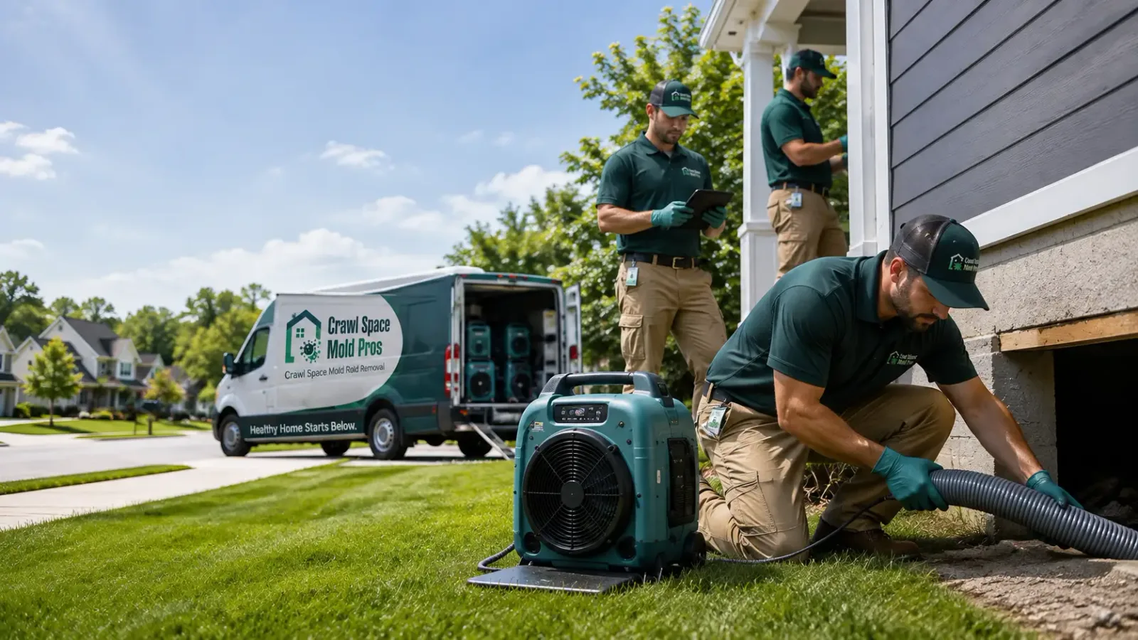 Crawl Space Mold Removal in Harris, MN